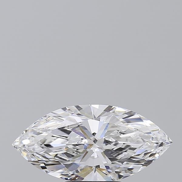 Lab-Grown Marquise Diamond - 2.56 Carats, D Color, VVS2 Clarity - Certified by IGI - Report Number: LG698520387