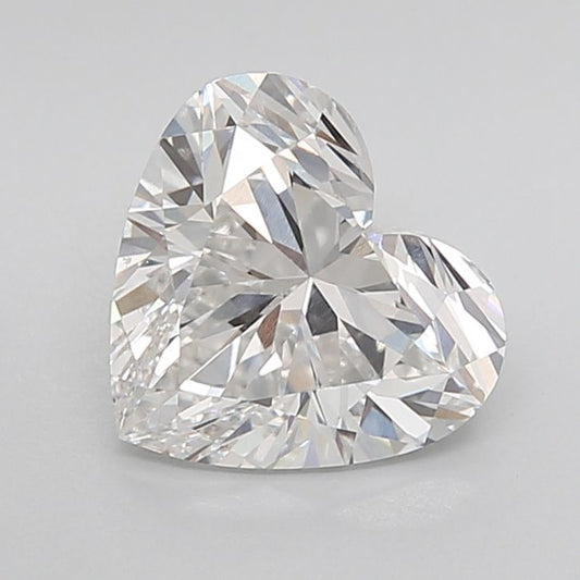 Lab-Grown Heart Diamond - 3.05 Carats, E Color, VVS2 Clarity - Certified by IGI - Report Number: LG650490164