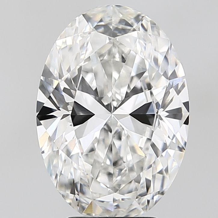 Lab-Grown Oval Diamond - 4.03 Carats, F Color, VVS2 Clarity - Certified by IGI - Report Number: LG687584583