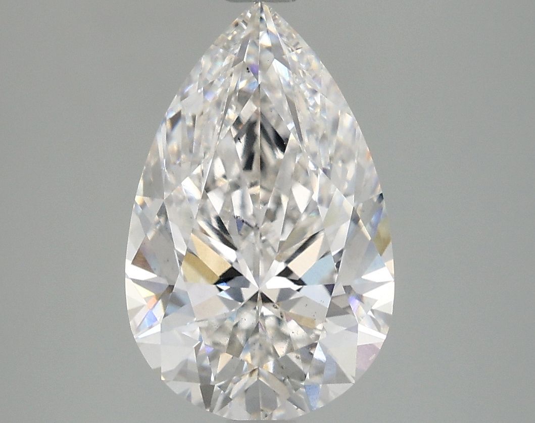 Lab-Grown Pear Diamond - 3.03 Carats, F Color, VS2 Clarity - Certified by IGI - Report Number: LG683530726