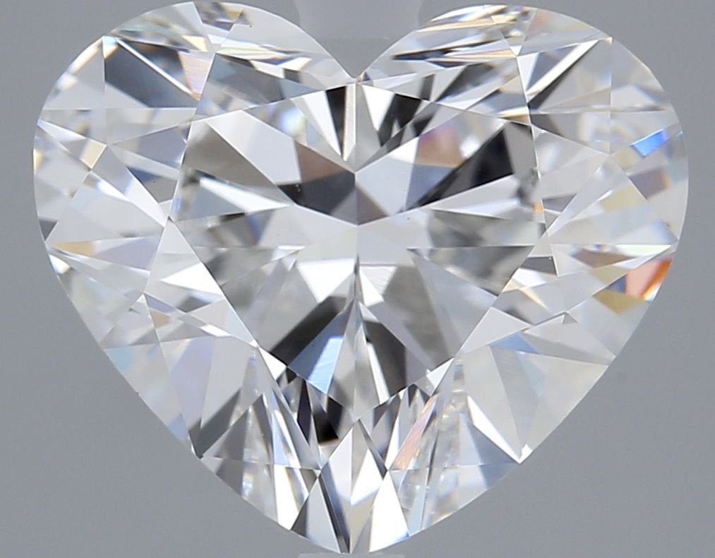 Lab-Grown Heart Diamond - 4.04 Carats, E Color, VVS2 Clarity - Certified by IGI - Report Number: LG615347043