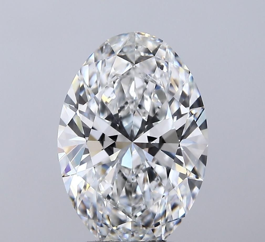 Lab-Grown Oval Diamond - 3.51 Carats, E Color, VVS2 Clarity - Certified by IGI - Report Number: LG715534456