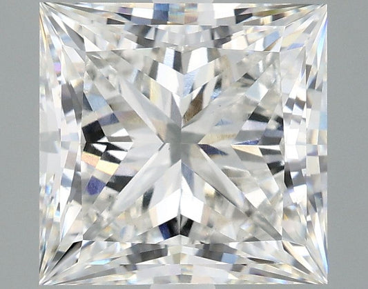Lab-Grown Princess Diamond - 4.1 Carats, F Color, VVS2 Clarity - Certified by IGI - Report Number: LG660489087