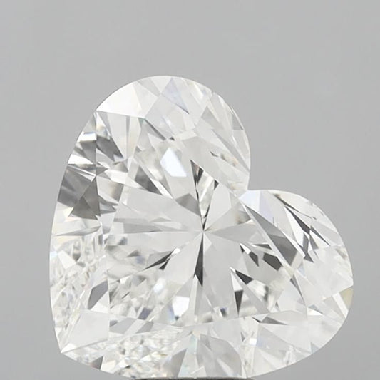 Lab-Grown Heart Diamond - 7.04 Carats, F Color, VVS2 Clarity - Certified by IGI - Report Number: LG705511222