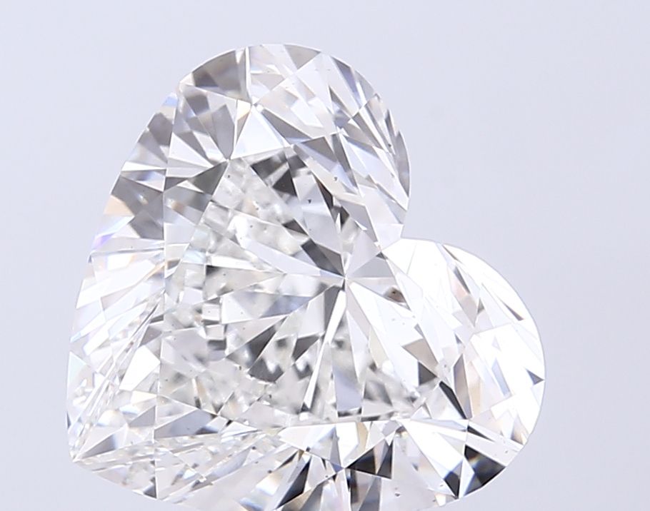 Lab-Grown Heart Diamond - 6.02 Carats, F Color, VS2 Clarity - Certified by IGI - Report Number: LG710589881