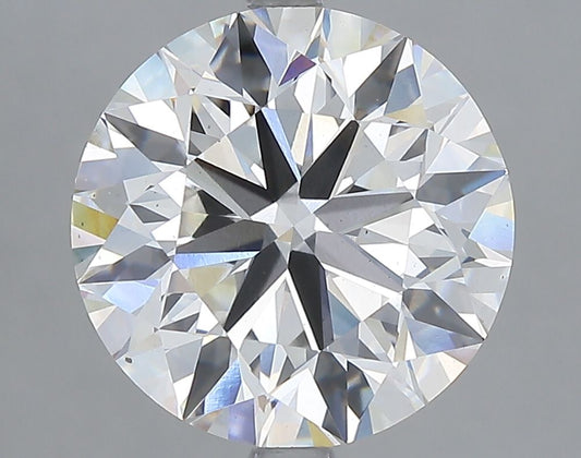 Lab-Grown Round Diamond - 4.51 Carats, F Color, VS2 Clarity - Certified by IGI - Report Number: LG651442899