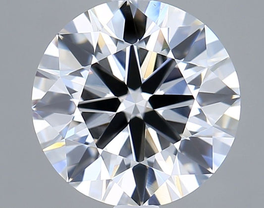 Lab-Grown Round Diamond - 3.0 Carats, F Color, VVS2 Clarity - Certified by IGI - Report Number: LG688516069