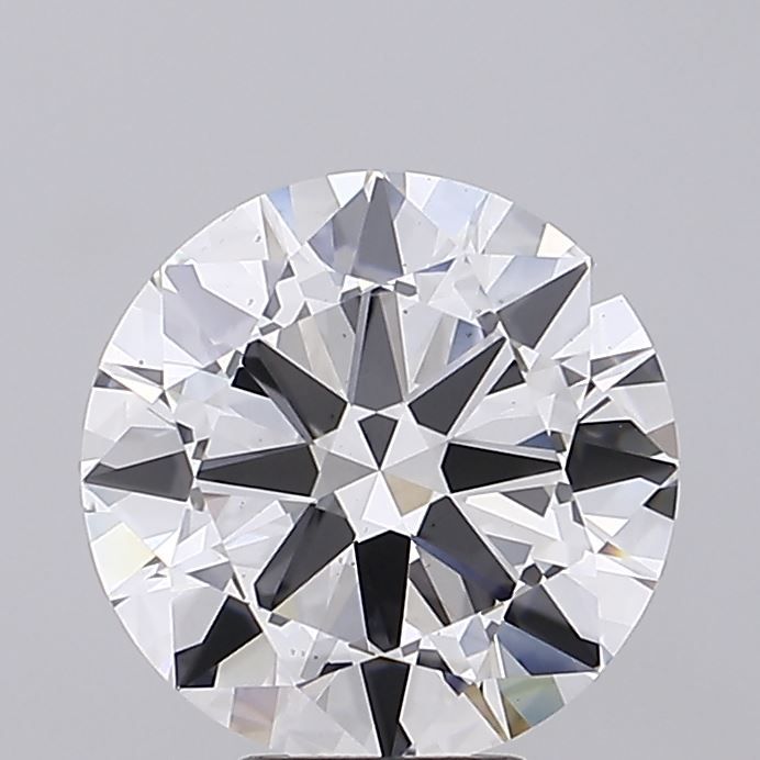 Lab-Grown Round Diamond - 6.03 Carats, F Color, VS2 Clarity - Certified by IGI - Report Number: LG681547230