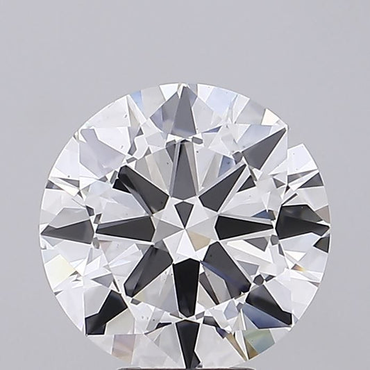 Lab-Grown Round Diamond - 6.03 Carats, F Color, VS2 Clarity - Certified by IGI - Report Number: LG681547230