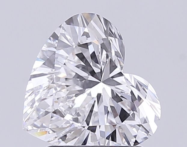 Lab-Grown Heart Diamond - 2.0 Carats, E Color, VVS2 Clarity - Certified by IGI - Report Number: LG717545865