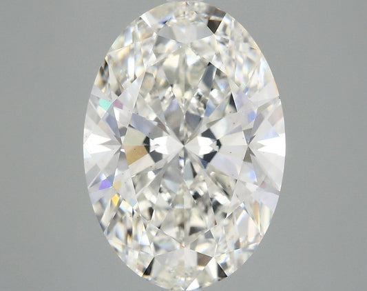 Lab-Grown Oval Diamond - 5.0 Carats, F Color, VS2 Clarity - Certified by IGI - Report Number: LG671498145