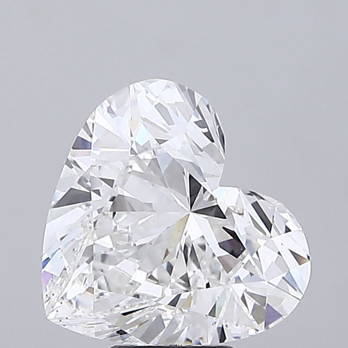 Lab-Grown Heart Diamond - 7.05 Carats, F Color, VS2 Clarity - Certified by IGI - Report Number: LG702527596