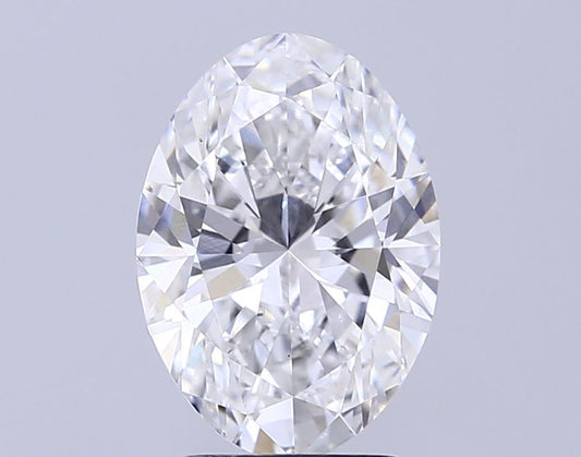 Lab-Grown Oval Diamond - 3.51 Carats, E Color, VS2 Clarity - Certified by IGI - Report Number: LG678541314