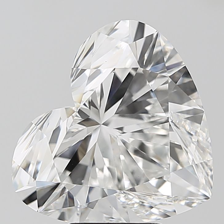 Lab-Grown Heart Diamond - 6.08 Carats, E Color, VS1 Clarity - Certified by IGI - Report Number: LG700592595