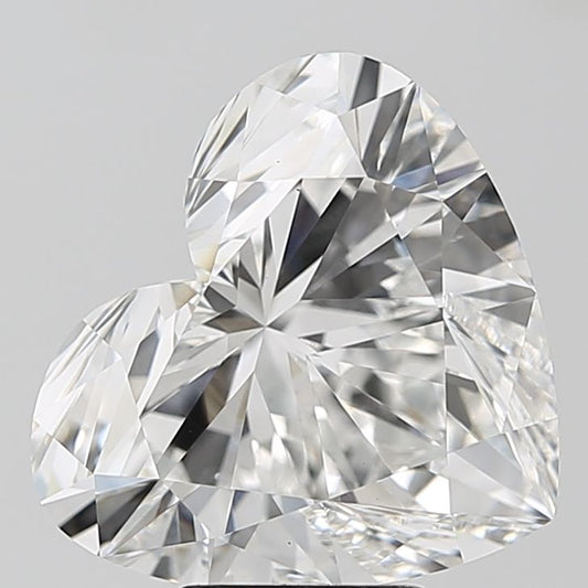 Lab-Grown Heart Diamond - 6.08 Carats, E Color, VS1 Clarity - Certified by IGI - Report Number: LG700592595