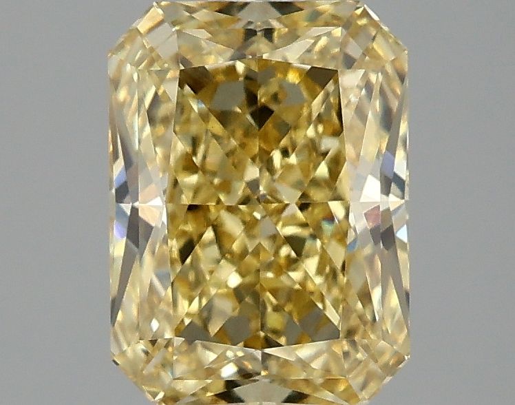 Lab-Grown Radiant Diamond - 2.06 Carats, Fancy Intense Yellow Color, VVS2 Clarity - Certified by IGI - Report Number: LG681518320