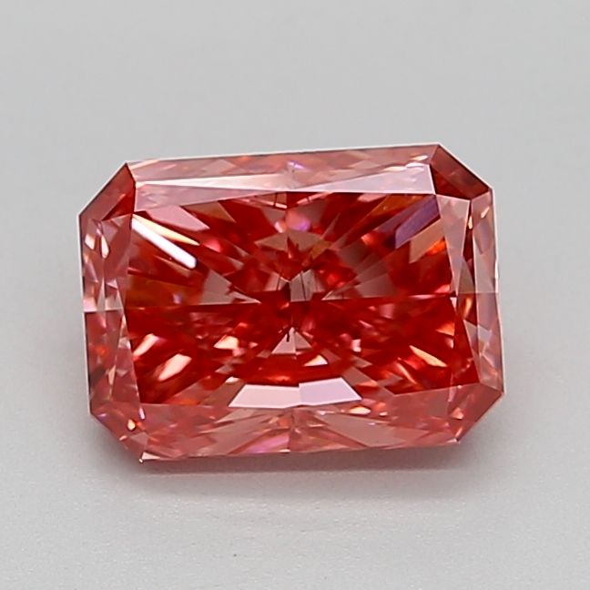Lab-Grown Radiant Diamond - 2.0 Carats, Fancy Vivid Pink Color, VS2 Clarity - Certified by IGI - Report Number: 628496664