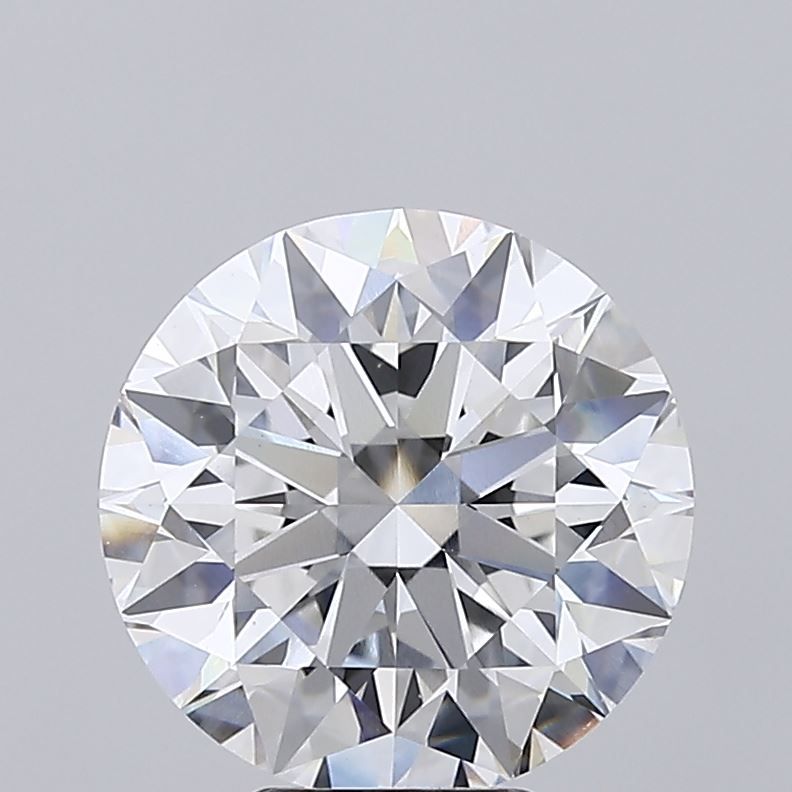 Lab-Grown Round Diamond - 7.02 Carats, F Color, VVS2 Clarity - Certified by IGI - Report Number: LG698547250