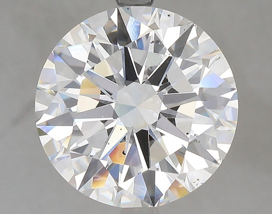 Lab-Grown Round Diamond - 6.14 Carats, E Color, VS2 Clarity - Certified by IGI - Report Number: LG627442524