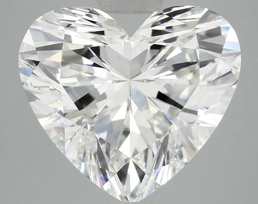 Lab-Grown Heart Diamond - 6.07 Carats, F Color, VS1 Clarity - Certified by IGI - Report Number: LG717555674