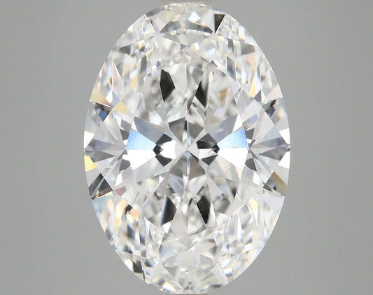 Lab-Grown Oval Diamond - 6.04 Carats, E Color, VS2 Clarity - Certified by IGI - Report Number: LG689539985
