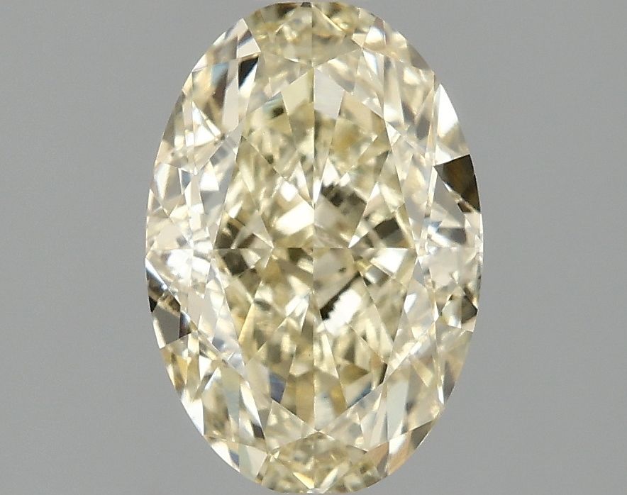 Lab-Grown Oval Diamond - 1.53 Carats, Fancy Intense Yellow Color, VVS2 Clarity - Certified by IGI - Report Number: LG692503848