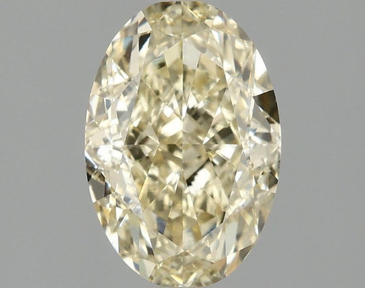 Lab-Grown Oval Diamond - 1.53 Carats, Fancy Intense Yellow Color, VVS2 Clarity - Certified by IGI - Report Number: LG692503848