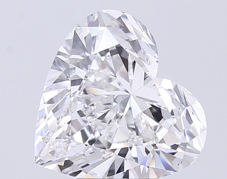 Lab-Grown Heart Diamond - 4.07 Carats, E Color, VS2 Clarity - Certified by IGI - Report Number: LG709532542