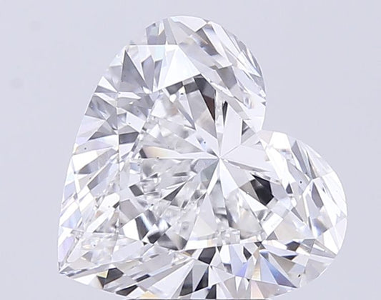 Lab-Grown Heart Diamond - 4.07 Carats, E Color, VS2 Clarity - Certified by IGI - Report Number: LG709532542