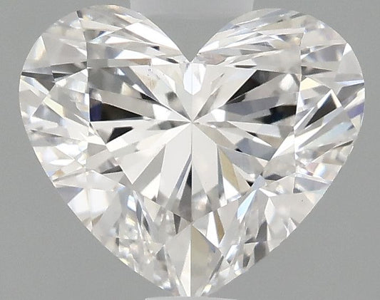 Lab-Grown Heart Diamond - 1.45 Carats, E Color, VS1 Clarity - Certified by IGI - Report Number: LG712533909