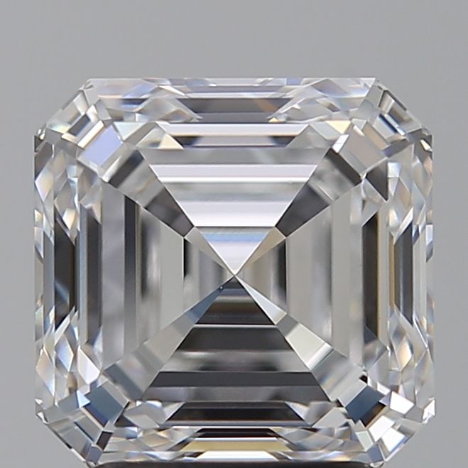 Lab-Grown Asscher Diamond - 3.0 Carats, D Color, VVS2 Clarity - Certified by GIA - Report Number: 2516638402