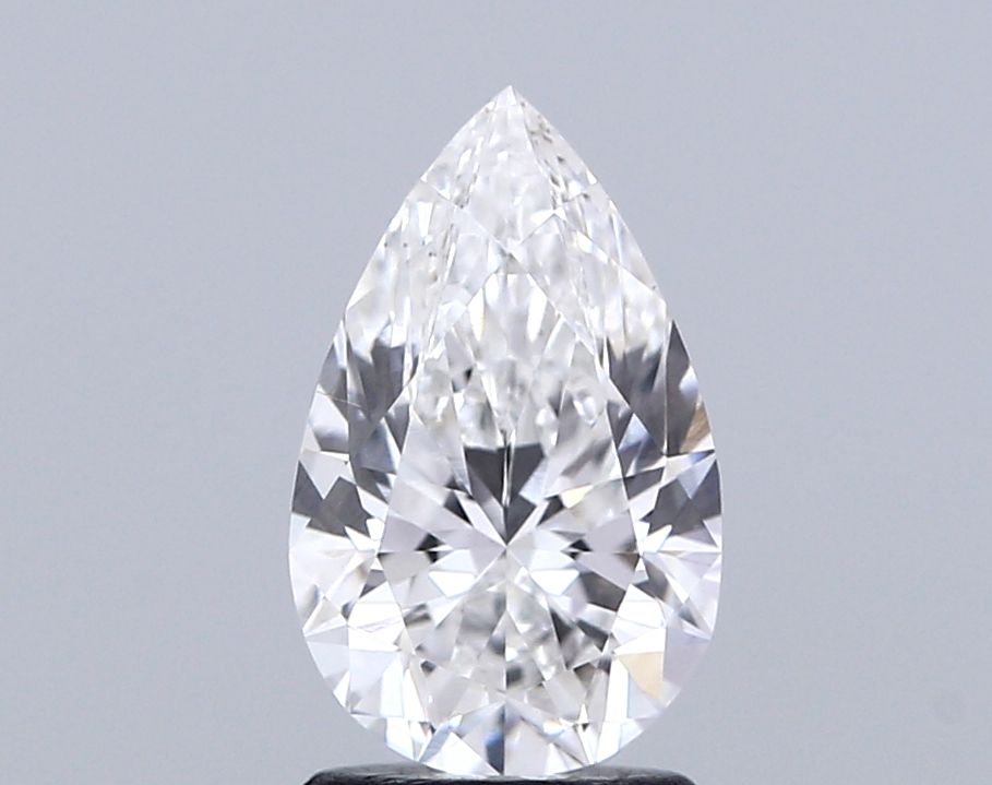 Lab-Grown Pear Diamond - 1.52 Carats, F Color, VS2 Clarity - Certified by IGI - Report Number: LG689524267
