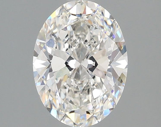 Lab-Grown Oval Diamond - 1.47 Carats, F Color, VVS2 Clarity - Certified by IGI - Report Number: LG666426042