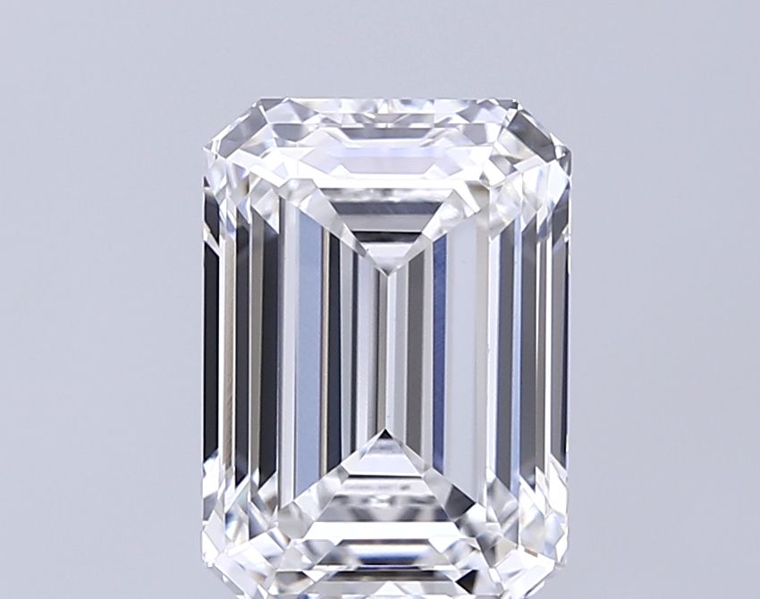 Lab-Grown Emerald Diamond - 3.5 Carats, F Color, VVS2 Clarity - Certified by IGI - Report Number: LG687568245