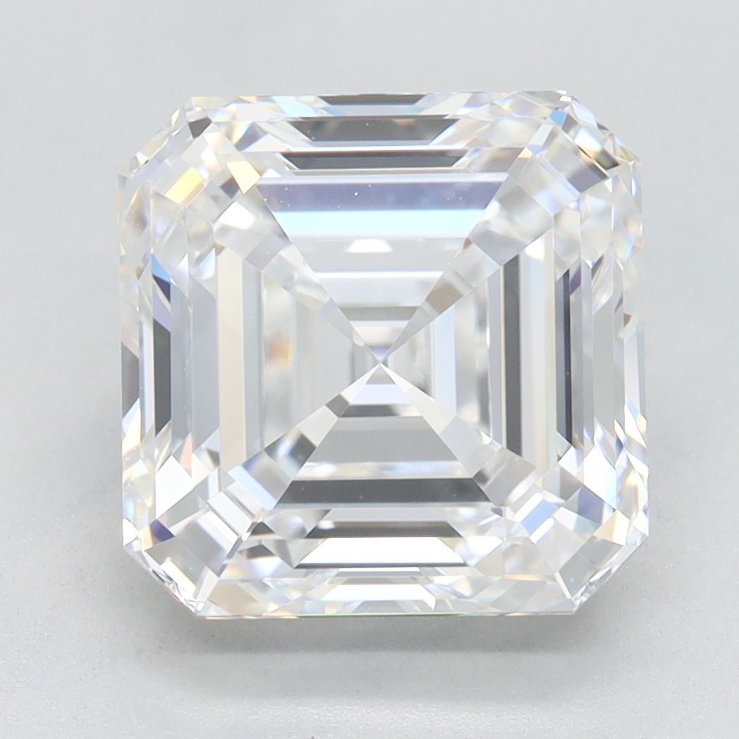 Lab-Grown Asscher Diamond - 4.09 Carats, D Color, VVS1 Clarity - Certified by GIA - Report Number: 6505270656