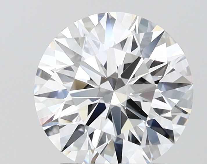 Lab-Grown Round Diamond - 2.0 Carats, E Color, VVS2 Clarity - Certified by IGI - Report Number: LG689571500