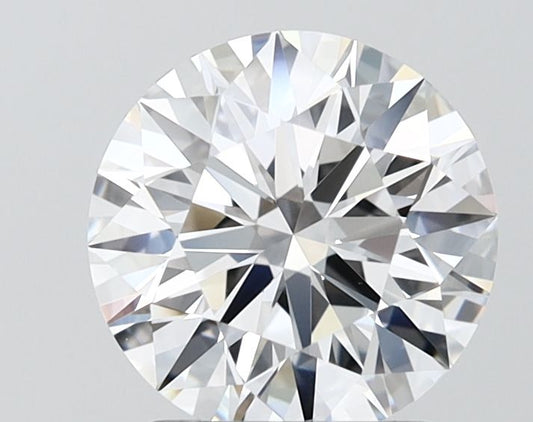 Lab-Grown Round Diamond - 2.0 Carats, E Color, VVS2 Clarity - Certified by IGI - Report Number: LG689571500