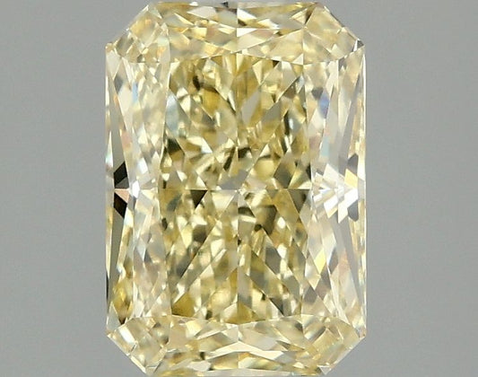 Lab-Grown Radiant Diamond - 2.07 Carats, Fancy Intense Yellow Color, VVS2 Clarity - Certified by IGI - Report Number: LG675567841
