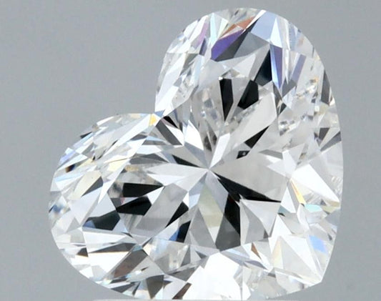 Lab-Grown Heart Diamond - 2.09 Carats, E Color, VVS2 Clarity - Certified by IGI - Report Number: LG637470930