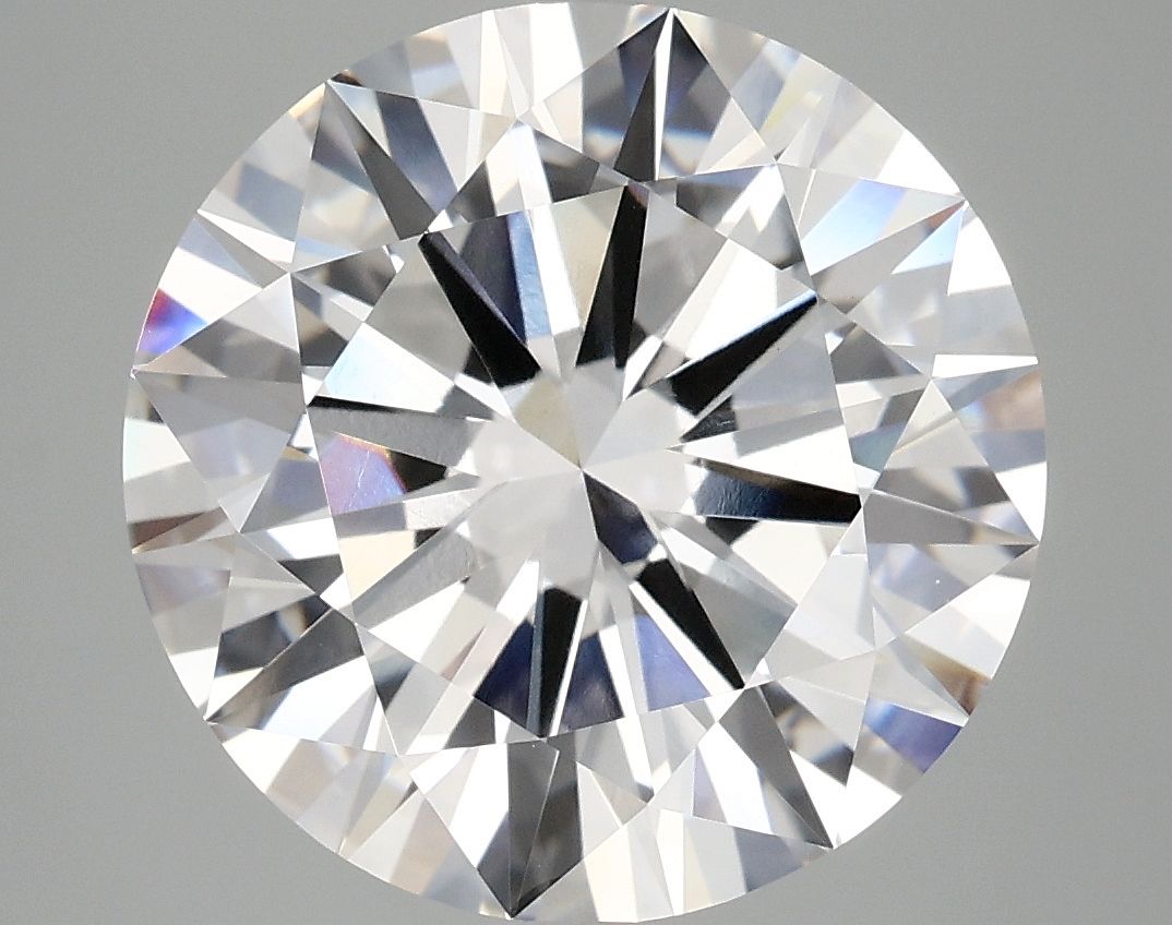 Lab-Grown Round Diamond - 7.02 Carats, E Color, VVS2 Clarity - Certified by IGI - Report Number: LG696509763