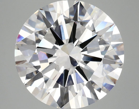 Lab-Grown Round Diamond - 7.02 Carats, E Color, VVS2 Clarity - Certified by IGI - Report Number: LG696509763