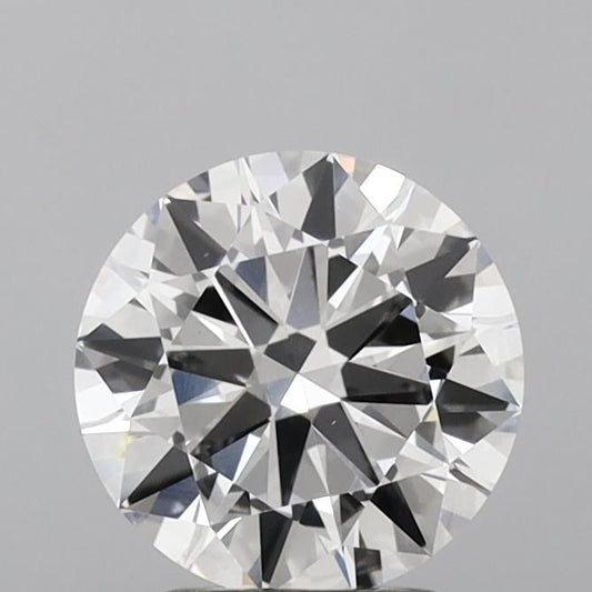 Lab-Grown Round Diamond - 2.5 Carats, E Color, VVS2 Clarity - Certified by IGI - Report Number: LG677547198
