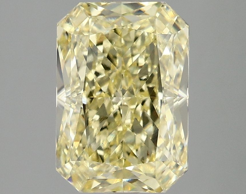 Lab-Grown Radiant Diamond - 3.06 Carats, Fancy Intense Yellow Color, VVS2 Clarity - Certified by IGI - Report Number: LG687583319