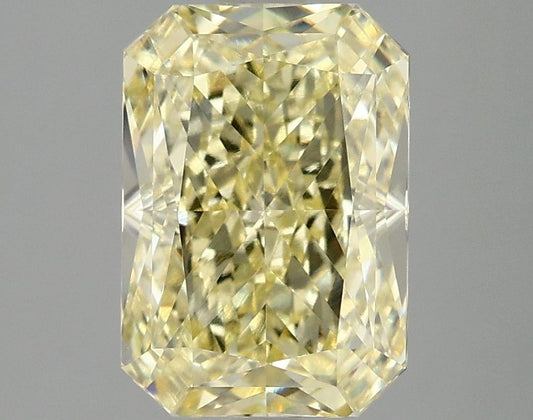 Lab-Grown Radiant Diamond - 3.06 Carats, Fancy Intense Yellow Color, VVS2 Clarity - Certified by IGI - Report Number: LG687583319