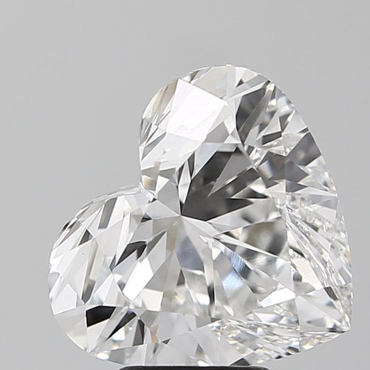 Lab-Grown Heart Diamond - 5.08 Carats, E Color, VVS2 Clarity - Certified by IGI - Report Number: LG660492808