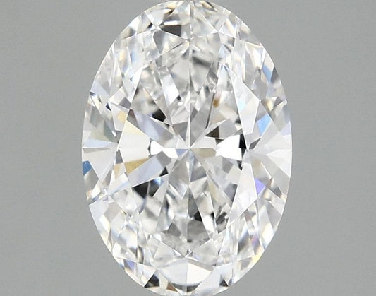 Lab-Grown Oval Diamond - 1.46 Carats, E Color, VVS2 Clarity - Certified by IGI - Report Number: LG708565953