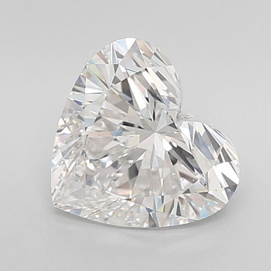 Lab-Grown Heart Diamond - 4.05 Carats, E Color, VVS2 Clarity - Certified by IGI - Report Number: LG695519494