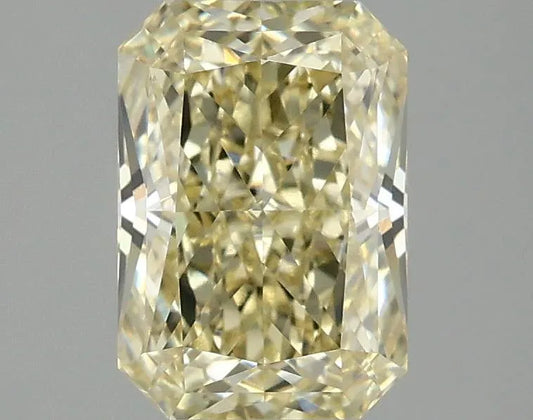 Diamant de laboratoire radiant de 2,09 ct (couleur jaune fantaisie, pureté VVS2, certifié IGI)