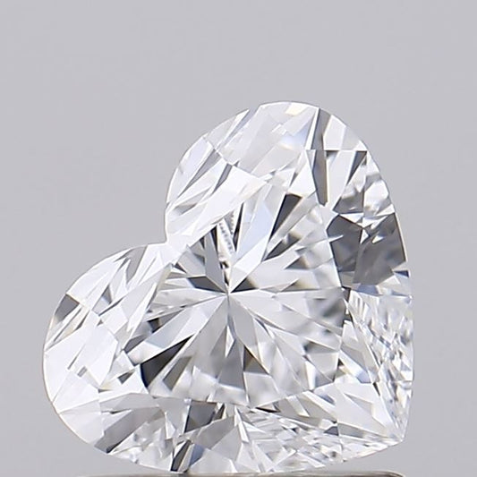 Lab-Grown Heart Diamond - 0.98 Carats, D Color, VVS2 Clarity - Certified by IGI - Report Number: LG707542303