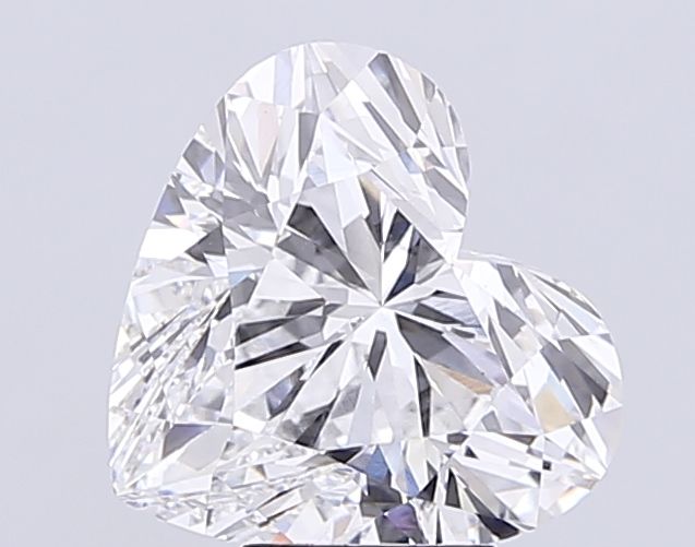 Lab-Grown Heart Diamond - 6.09 Carats, E Color, VVS2 Clarity - Certified by IGI - Report Number: LG704516095